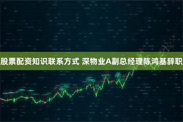 股票配资知识联系方式 深物业A副总经理陈鸿基辞职