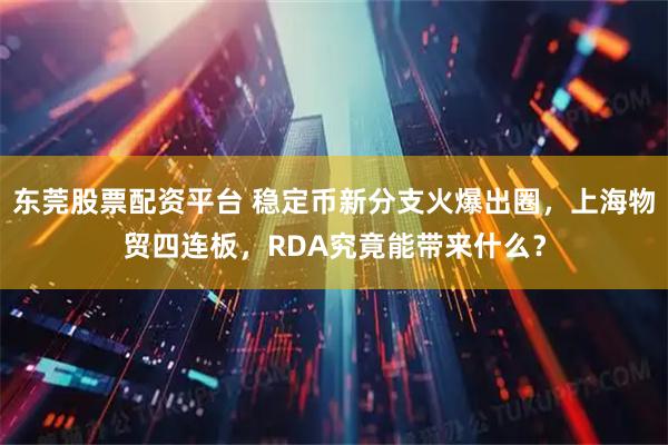 东莞股票配资平台 稳定币新分支火爆出圈，上海物贸四连板，RDA究竟能带来什么？